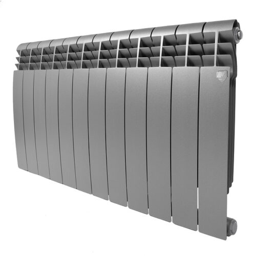 Радиатор РояльТермо Biliner Silver Satin 500х87 1,75кв 18,4 кг серый